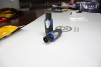 Connecteur audio mâle Speakon XLR 4 broches, 4 pôles, nickelé, compatible avec Neutrik NLT4FXX-BAG NLT4FXX