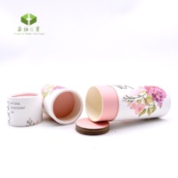 Tube de déodorant en papier bambou, conteneur de déodorant biodégradable, tube de papier push up, emballage de conception