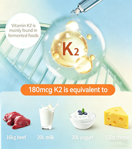 Cápsulas de Vitamina D3 K2 de Alta Potencia, Mantienen el Equilibrio Cardiovascular, la Fortaleza Ósea y la <span class=keywords><strong>Defensa</strong></span> Inmunitaria Diaria - Product Image 3