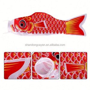 Bandera Decorativa de Fibra de Vidrio con Diseño de Carpa Japonesa Koi, Estilo Satinado 2024, para Bares de Sushi Japoneses, Venta al Por Mayor - Product Image 2
