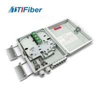 Equipo de Fibra Óptica, Caja de Distribución de Terminales de Acceso de Fibra Óptica para Exteriores FTTH de 8, 12, 16 y 24 Núcleos para Instalación de Redes