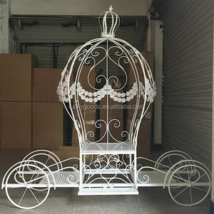 A granel blanco elegante 2m Carro de boda de <span class=keywords><strong>metal</strong></span> para Decoración - Product Image 3