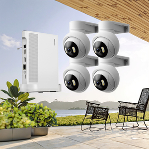 Không dây 4-Camera CCTV Kit F9 NVR thời tiết năng lượng mặt trời an ninh máy ảnh 3MP H.265 góc rộng phát hiện chuyển động Hệ thống giám sát - Product Image 3