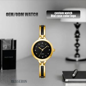 Reloj de Cuarzo para Mujer con Logotipo Personalizable, Correa Delgada de 20.8mm, Caja Resistente al Agua 3ATM, Movimiento Japonés Pequeño, Joyería Elegante - Product Image 2