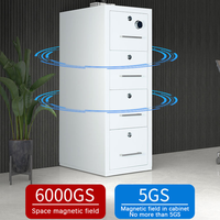 Armoire à dossiers verticale ignifuge commerciale moderne avec 3 tiroirs, écologique et durable