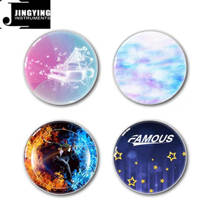 2024 Jingying musica Drum Heads serie, commercio all'ingrosso materiale PET 18 20 22 pollici colorato <span class=keywords><strong>grancassa</strong></span> pelli - Product Image 3