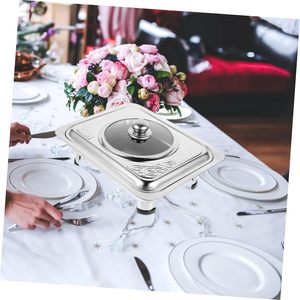 Hot Selling Cooking Utensil Stainless Steel Chafing Dish Catering Serving Dish Chafer Cooking Food Warm for Food - Product Image 4