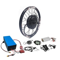Kit de conversion de moteur pour vélo électrique Fat E-Bike 48V 1000W 1500W 2000W 3000W 5000W