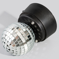 Projecteur de scène à surface miroir à éclairage dynamique haute luminosité et large couverture, type boule disco, pour DJ et événements sur piste de danse