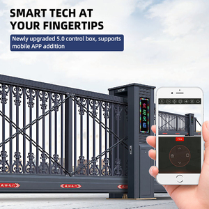 <span class=keywords><strong>Prix</strong></span> d'usine <span class=keywords><strong>barrière</strong></span> de circulation routière rétractable en aluminium clôture porte en porte-à-faux porte <span class=keywords><strong>électrique</strong></span> pour l'hôtel - Product Image 5