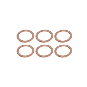 <b>Copper</b> <b>Washer</b> 0.55in 1.4cm Inner Diameter 0.79in 2cm Outer Diameter For Oil Drain Plug Replacement - Product Image 2
