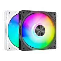 Ventilador de Caja ARGB de Levitación Magnética MFDB de Alto Rendimiento de 120 mm, 2000 RPM, Silencioso, Refrigeración PWM, Presión Estática de 3.3 mmH2O, para Caja de PC y CPU