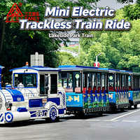 Train touristique commercial sans rails, train électrique commercial pour parcs d'attractions, fabricant de trains de type Western