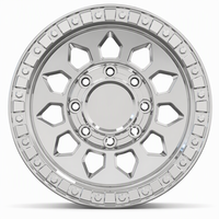 Jantes forgées sur mesure de 17 à 20 pouces, style Beadlock, jantes polies à découpe diamantée pour Ford Raptor, Jeep Wrangler, Toyota Hilux 4x4