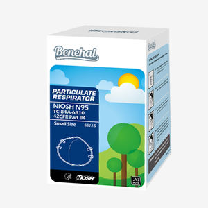 NIOSH <span class=keywords><strong>N95</strong></span> Respirator sekali pakai kualitas tinggi industri masker PPE ukuran kecil MS6815S kartrid keamanan tempat kerja anak-anak - Product Image 2