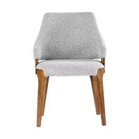 Chaises de salle à manger en bois avec accoudoir