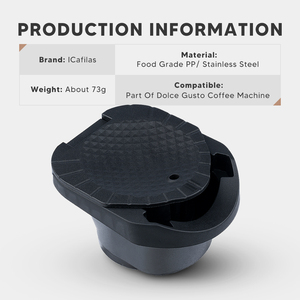 Cápsula de Café Reutilizable Compatible con Dolce Gusto Genio S, Adaptador para Cápsulas de Café, Accesorios para Cafeteras - Product Image 4