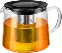 Service à café moderne Europe 1000ml 1500ml 600ml, ensemble de vaisselle en verre borosilicate résistant à la chaleur pour cuisinière, théière écologique avec infuseur