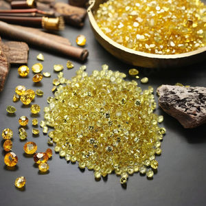 Zafiro Suelto Natural de Alta Calidad, 3mm, Facetado, Mineral, Amarillo Blanco, Forma Personalizada, Color Natural, Pulido Forever Star - Product Image 5