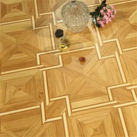 Suelo Laminado Impermeable de 12 mm, Parquet de Alto Brillo con Ranura en U, Fácil de Instalar