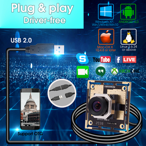 Module de caméra USB ELP 5MP à autofocus, CMOS OV5640, mini <span class=keywords><strong>webcam</strong></span> USB, module de caméra pour numérisation de documents avec objectif sans distorsion - Product Image 5