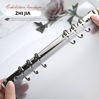 ZHI JIA Album de présentation pour nail art, classeur de rangement pour faux ongles, album à pochettes transparentes A5/A6/A4 pour embouts d'ongles DIY