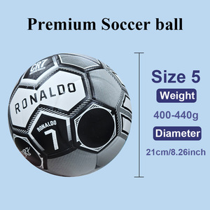 Balón de Fútbol de Cuero Personalizado de 32 Piezas, Número 5, Resistente a Explosiones y al Desgaste, <span class=keywords><strong>para</strong></span> Estudiantes, Entrenamiento, Competición Profesional - Product Image 3