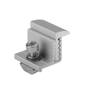 Có thể điều chỉnh Bảng điều khiển năng lượng mặt trời cuối Kẹp nhôm gắn khung tonkor TK-028 bề mặt Anodized 25 năm tuổi thọ cho mái năng lượng mặt trời - Product Image 1