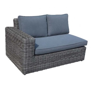 Conjunto de sofá de mimbre redondo para jardín, Patio al aire libre, <span class=keywords><strong>Adelaide</strong></span>, 7 Uds. - Product Image 4
