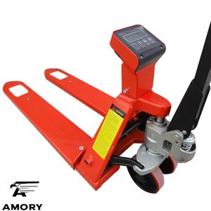 Transpallet Manuale Idraulico da 2 Tonnellate con Bilancia Certificato CE per Uso in Magazzino YY690N-2T-C - Product Image 4