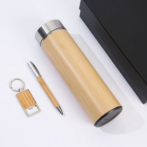 Ensemble cadeau écologique en bambou : carnet, stylo et gobelet - Cadeaux parfaits pour les entreprises et les enseignants - Product Image 3