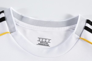 <span class=keywords><strong>Maillot</strong></span> de football blanc <span class=keywords><strong>Tottenham</strong></span> avec bordure dorée, imprimé, à séchage rapide, respirant, pour l'entraînement, personnalisable, unisexe - Product Image 4