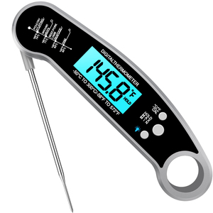 Termómetro Digital Inteligente para Carne, Resistente al Agua, Lectura Instantánea, Apagado Automático, Plegable, Inalámbrico, para Barbacoa, Cocina y Asados - Product Image 2