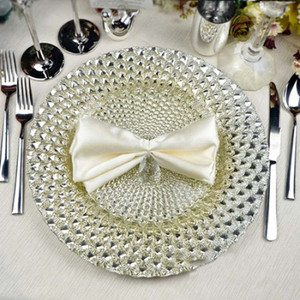 Hot Sale Wholesale Dinner Round Restaurant <strong>Silver</strong> Wedding Charger <strong>Plate</strong> - Product Image 4