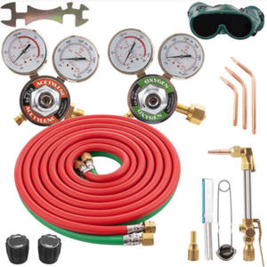 <b>Portable</b> Oxygen Acetylene <b>Gas</b> Welding Kit Strong Cutting Torch Set for Export New Condition - Product Image 6