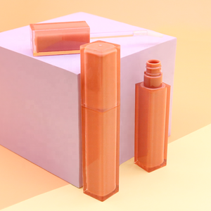 Rỗng Son Bóng Ống Đôi Tiêm Tùy Chỉnh Lip Gloss Container Ống Vuông 6.4Ml Bán Buôn Giá Lip Gloss Ống - Product Image 1
