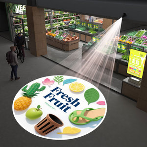 Biểu Tượng Tùy Chỉnh Chiếu Ánh Sáng Ngoài Trời Không Thấm Nước Gobo Chiếu 40w60w 100W 150W 200W LED Đèn Quảng Cáo Cho Kinh Doanh Xây Dựng Thương Hiệu - Product Image 1