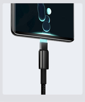 Chargeur rapide tressé OEM ou ODM 2.1A USB 2.0 vers câble de données de type C pour téléphone mobile Android d'excellent fabricant de câbles