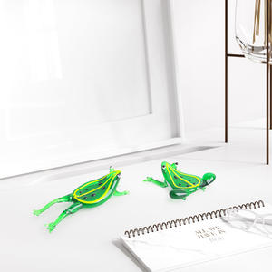 Mini bola de cristal verde, decoración ecológica para el hogar, lindo y divertido juego de 2 piezas - Product Image 4