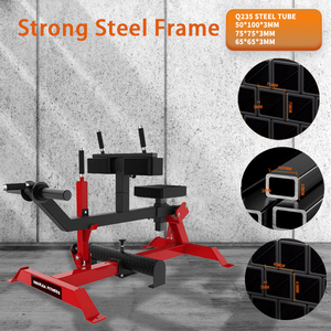 Équipement de musculation professionnel : Machine à fessiers assise à charge libre, Super Horizontal Calf Raise Leg Press - Product Image 3