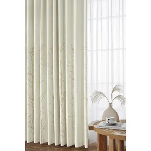 126'' inch 320cm width 100% blackout curtain fabric sheer luxury for window curtains