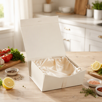 Boîte cadeau pliable avec impression personnalisée, boîte cadeau haut de gamme, emballage cadeau personnalisé pour les fêtes, boîte vide, fabricant en gros