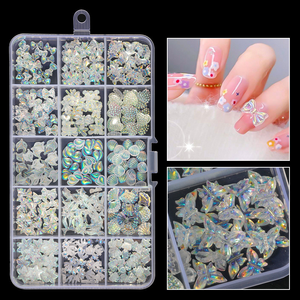 <span class=keywords><strong>Oso</strong></span> de goma para decoración de <span class=keywords><strong>uñas</strong></span>, adornos de <span class=keywords><strong>uñas</strong></span> en 3D con forma mixta, de resina, estrella, fruta, Kawaii - Product Image 4
