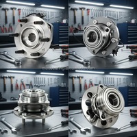 52730 D3000 512647 9327073 Roulement de moyeu de roue arrière en acier chromé avec capteur ABS pour Tucson Sportage QL AWD Pièces détachées automobiles