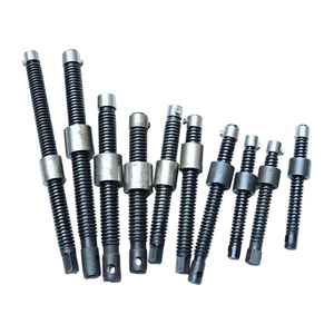 Vis trapézoïdale en acier oxydé noir 45 et jeu d'écrous, vis de serrage Acme pour pince de travail du bois - Product Image 2