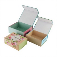 Eco Friendly Art Paper Drawer Style Box for Cosmetic Packaging