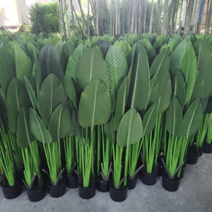 Usine directe grand PE vert bambou artificiel arbre et plante pour café bureau bureau salle jardin décor extérieur - Product Image 2