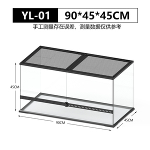 Bán Hot Kích Thước Cực Lớn Thủy Tinh Bò Sát Terrarium Với Khung Nhựa ABS - Product Image 6