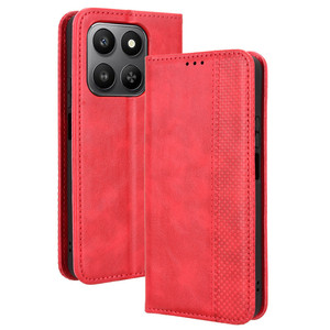 Coque en cuir portefeuille à boucle magnétique et motif rétro pour Huawei Honor 400 Smart 5G - Product Image 5