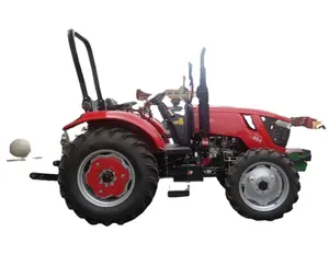 Traktor Pertanian 60 Hp untuk Traktor Konstruksi Pertanian, Peralatan Mesin Pertanian Traktor Pertanian Ujung Depan